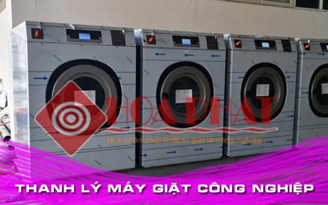 Thanh lý máy giặt công nghiệp