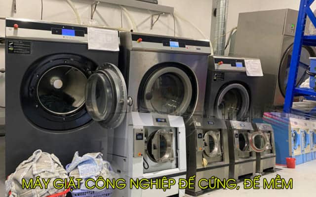 Máy giặt công nghiệp đế cứng & mềm