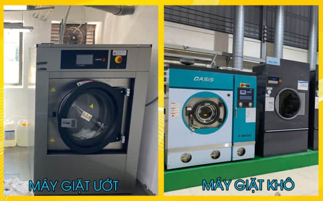 Máy giặt ướt & máy giặt khô
