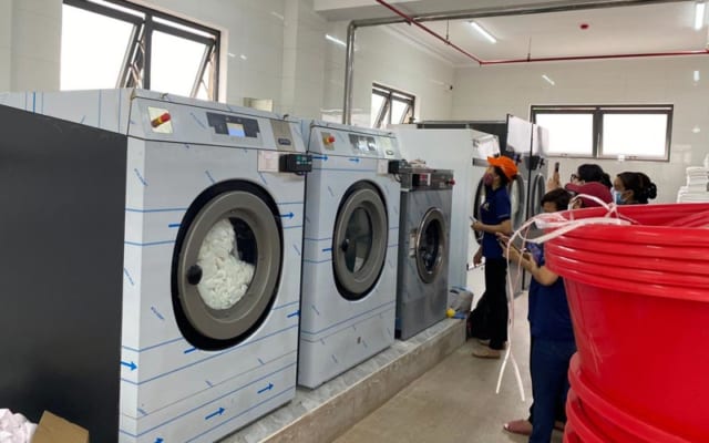 Giải pháp giặt là công nghiệp tối ưu cho bệnh viện