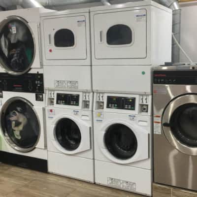 Máy giặt sấy xếp chồng