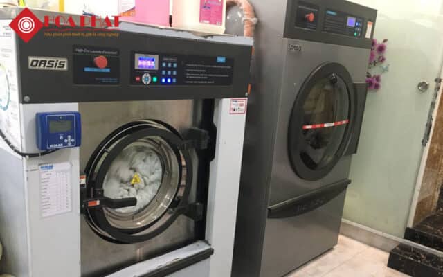 máy giặt công nghiệp tại khách sạn Hoàng Ngọc