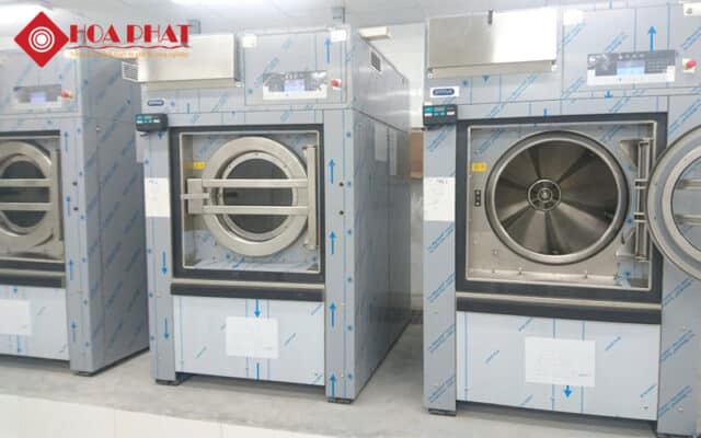 Hòa Phát thiết bị giặt là cho Công ty cổ phần Suất ăn Hàng không Nội Bài 