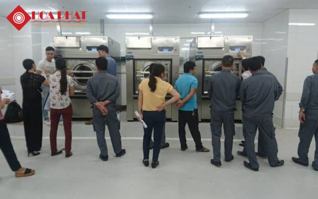 thiết bị giặt là cho Công ty cổ phần Suất ăn Hàng không Nội Bài 